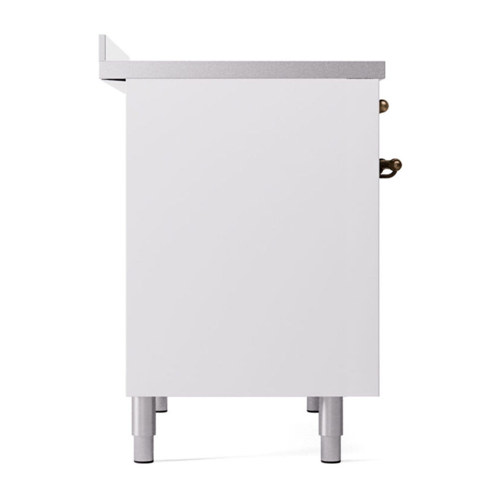 ILVE UPDI406NMPWHB Nostalgie II 40" Induction Range, left side view