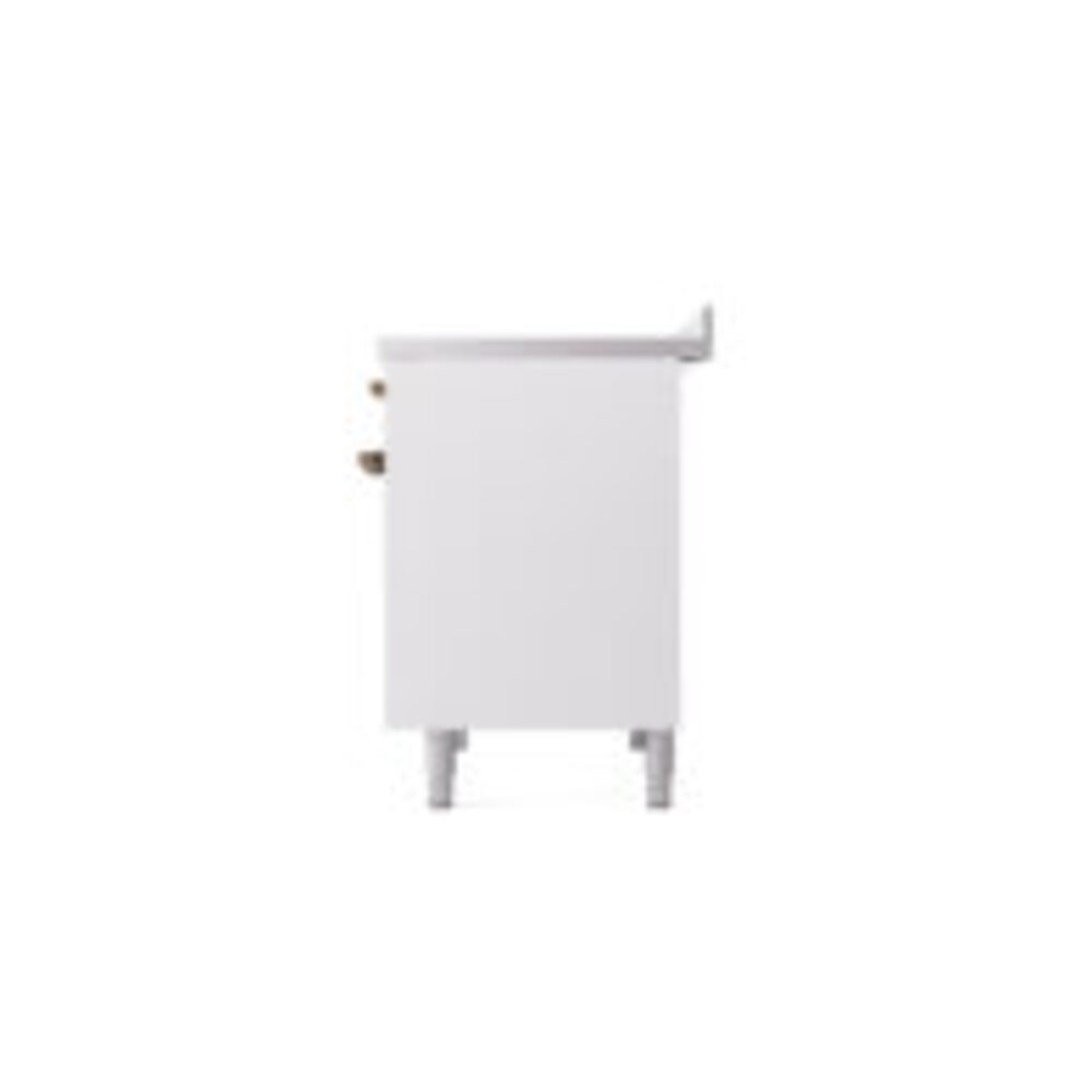 ILVE UPDI406NMPWHB Nostalgie II 40" Induction Range, right side view