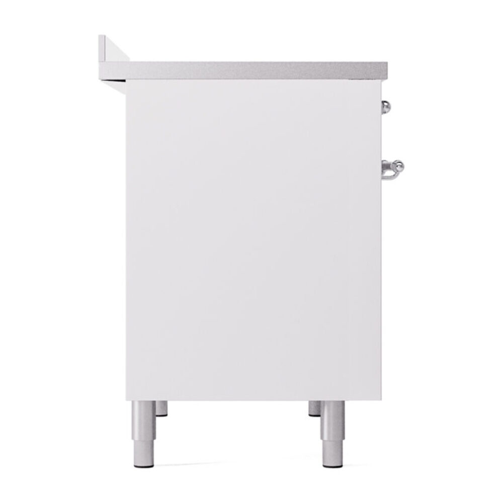 ILVE UPDI406NMPWHC Nostalgie II 40" Induction Range, left side view