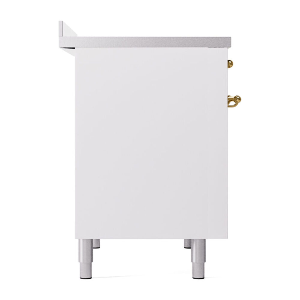 ILVE UPDI406NMPWHG Nostalgie II 40" Induction Range, left side view