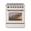 ILVE_UPI304NMPAWB_Nostalgie_II_30"_Dual_Fuel_Range_front_view