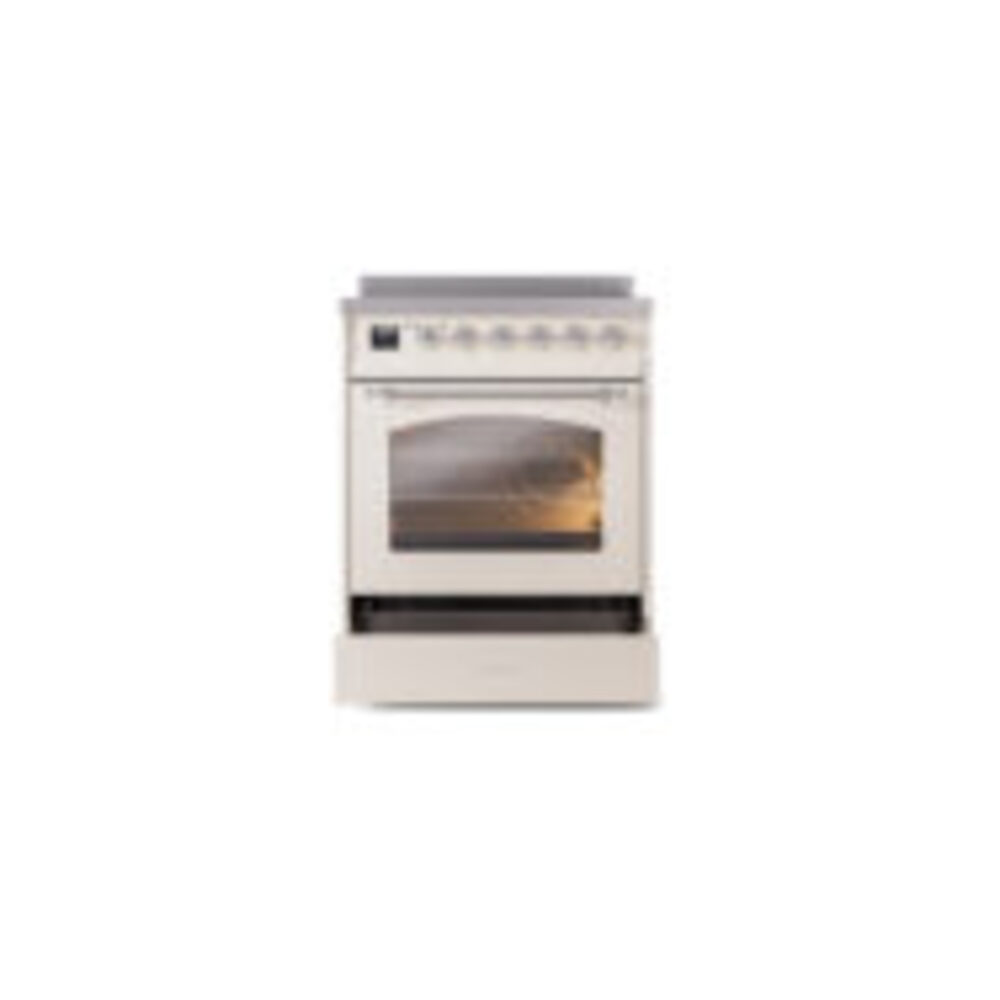 ILVE_UPI304NMPAWC_Nostalgie_II_30"_Dual_Fuel_Range_drawer_opened