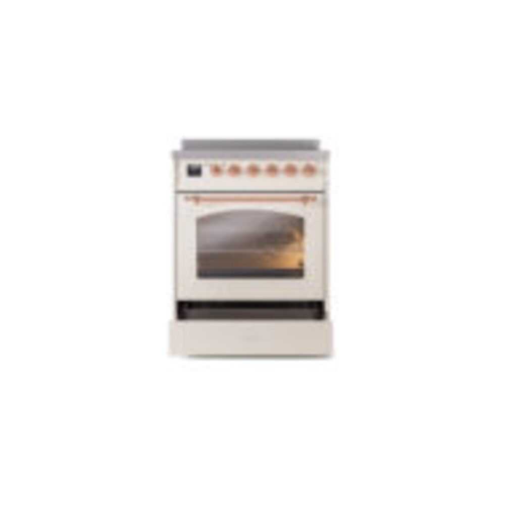 ILVE_UPI304NMPAWP_Nostalgie_II_30"_Dual_Fuel_Range_drawer_opened