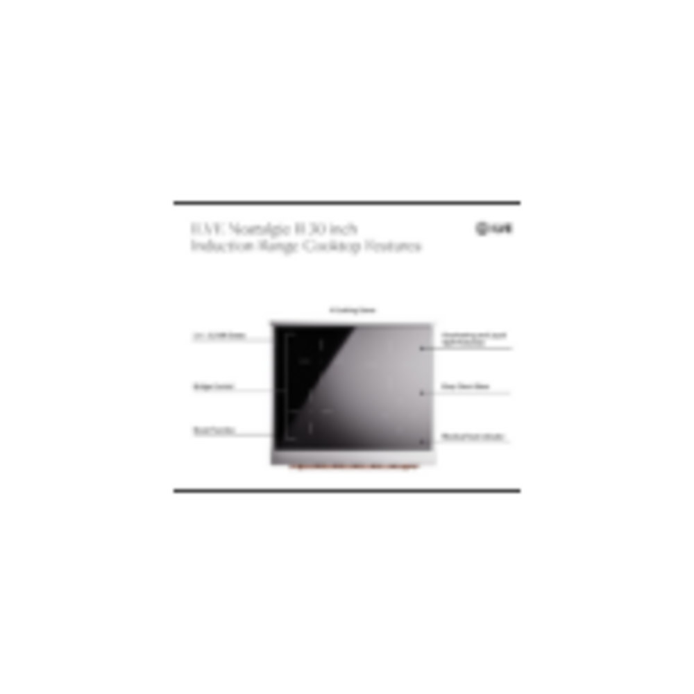 ILVE UPI304NMP Nostalgie II 30 inch Induction Range with 4 Elements