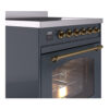 ILVE_UPI304NMPBGG_Nostalgie_II_30"_Dual_Fuel_Range_details