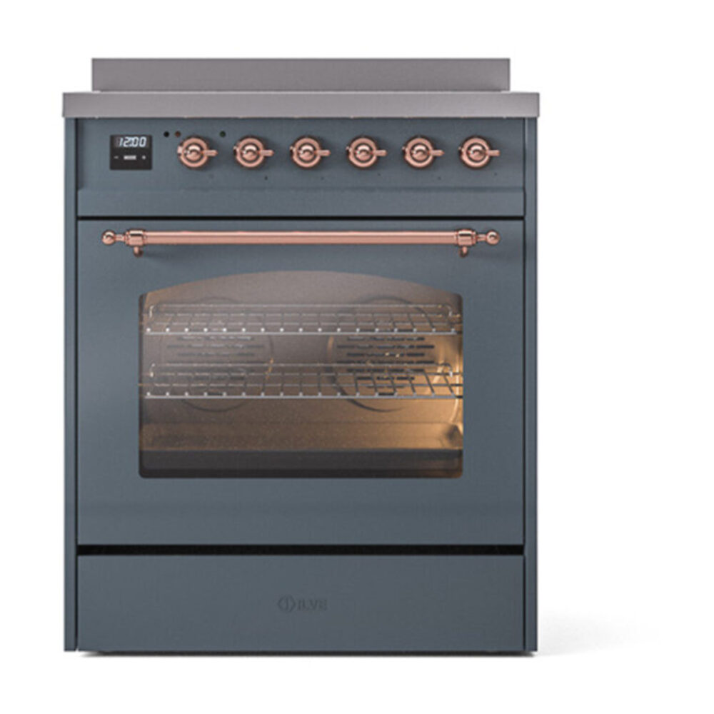 ILVE_UPI304NMPBGP_Nostalgie_II_30"_Dual_Fuel_Range_front_view