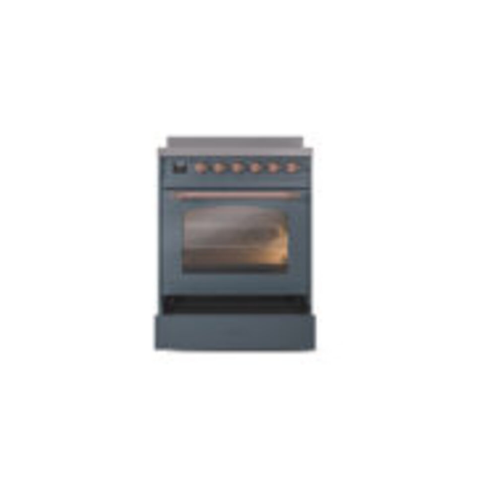 ILVE_UPI304NMPBGP_Nostalgie_II_30"_Dual_Fuel_Range_drawer_opened