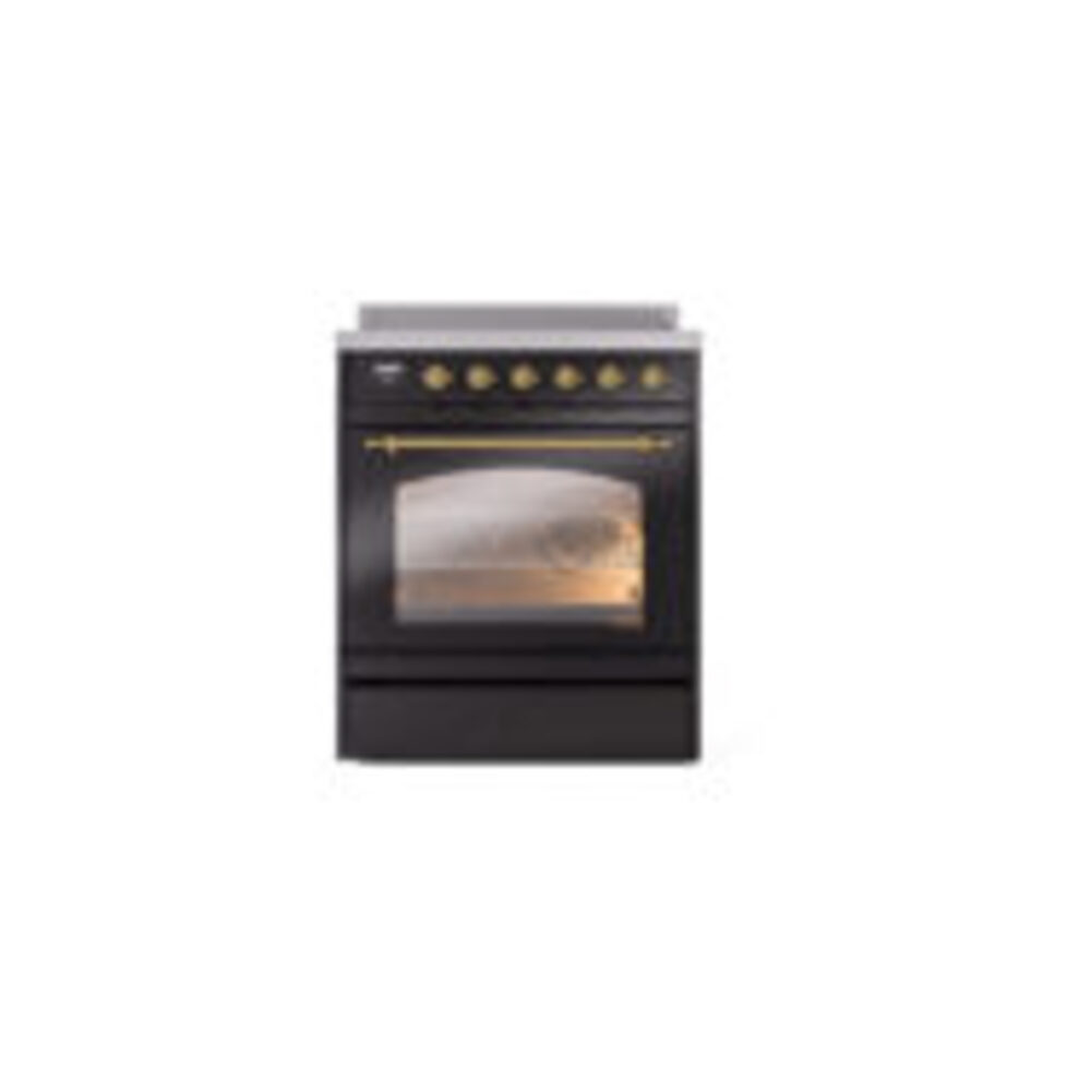 ILVE_UPI304NMPBKG_Nostalgie_II_30"_Dual_Fuel_Range_front_view