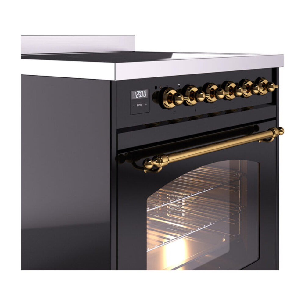 ILVE_UPI304NMPBKG_Nostalgie_II_30"_Dual_Fuel_Range_details