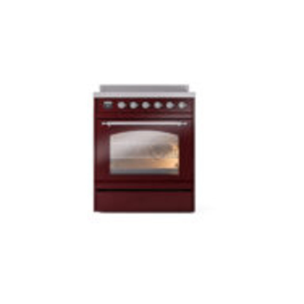ILVE_UPI304NMPBUC_Nostalgie_II_30"_Dual_Fuel_Range_front_view