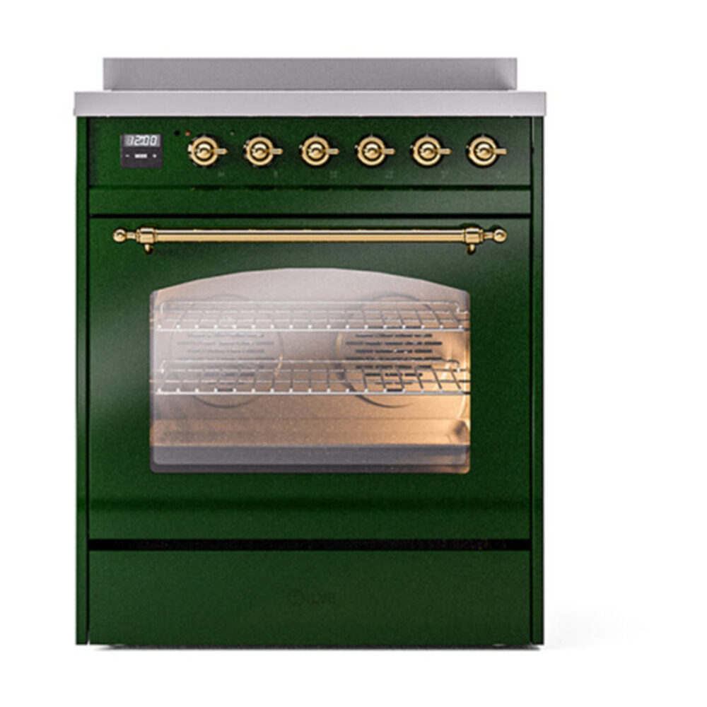 ILVE_UPI304NMPEGG_Nostalgie_II_30"_Dual_Fuel_Range_front_view