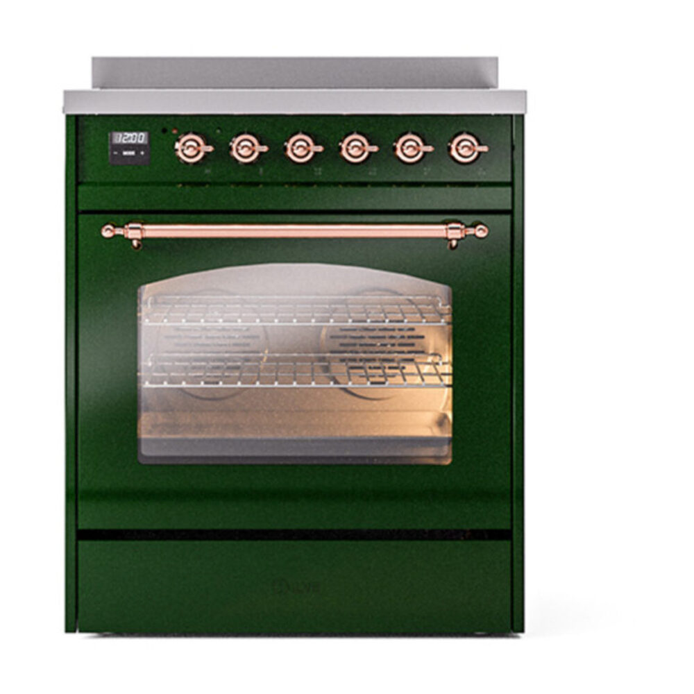 ILVE_UPI304NMPEGP_Nostalgie_II_30"_Dual_Fuel_Range_front_view