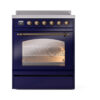 ILVE_UPI304NMPMBB_Nostalgie_II_30"_Dual_Fuel_Range_front_view