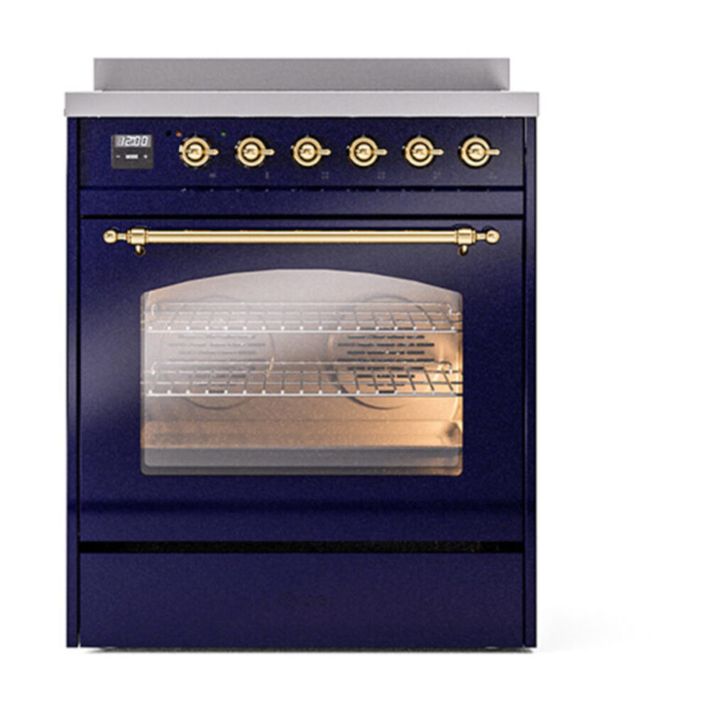 ILVE_UPI304NMPMBG_Nostalgie_II_30"_Dual_Fuel_Range_front_view