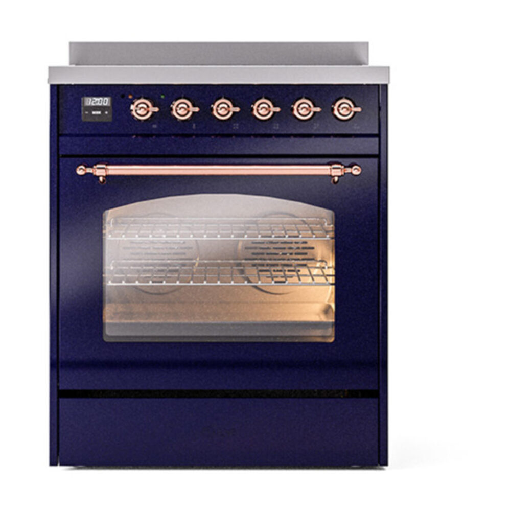 ILVE_UPI304NMPMBP_Nostalgie_II_30"_Dual_Fuel_Range_front_view