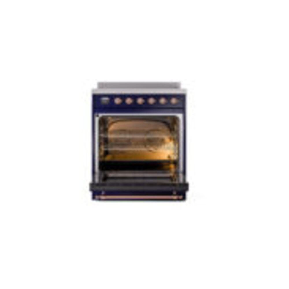 ILVE_UPI304NMPMBP_Nostalgie_II_30"_Dual_Fuel_Range_oven_door_opened