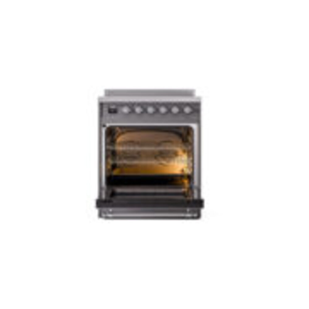 ILVE_UPI304NMPMGC_Nostalgie_II_30"_Dual_Fuel_Range_oven_door_opened