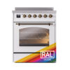 ILVE_UPI304NMPRAB_Nostalgie_II_30"_Dual_Fuel_Range_front_view