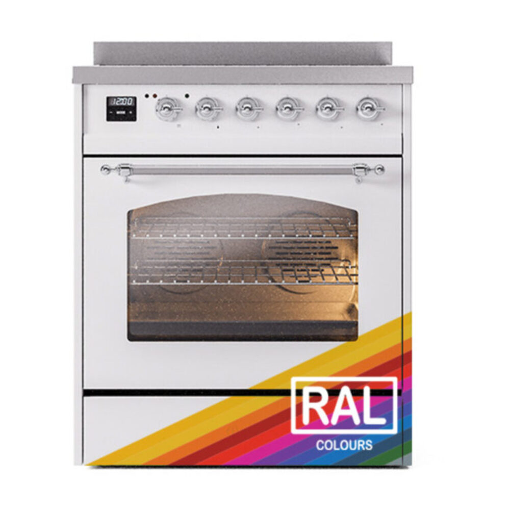 ILVE_UPI304NMPRAC_Nostalgie_II_30"_Dual_Fuel_Range_front_view