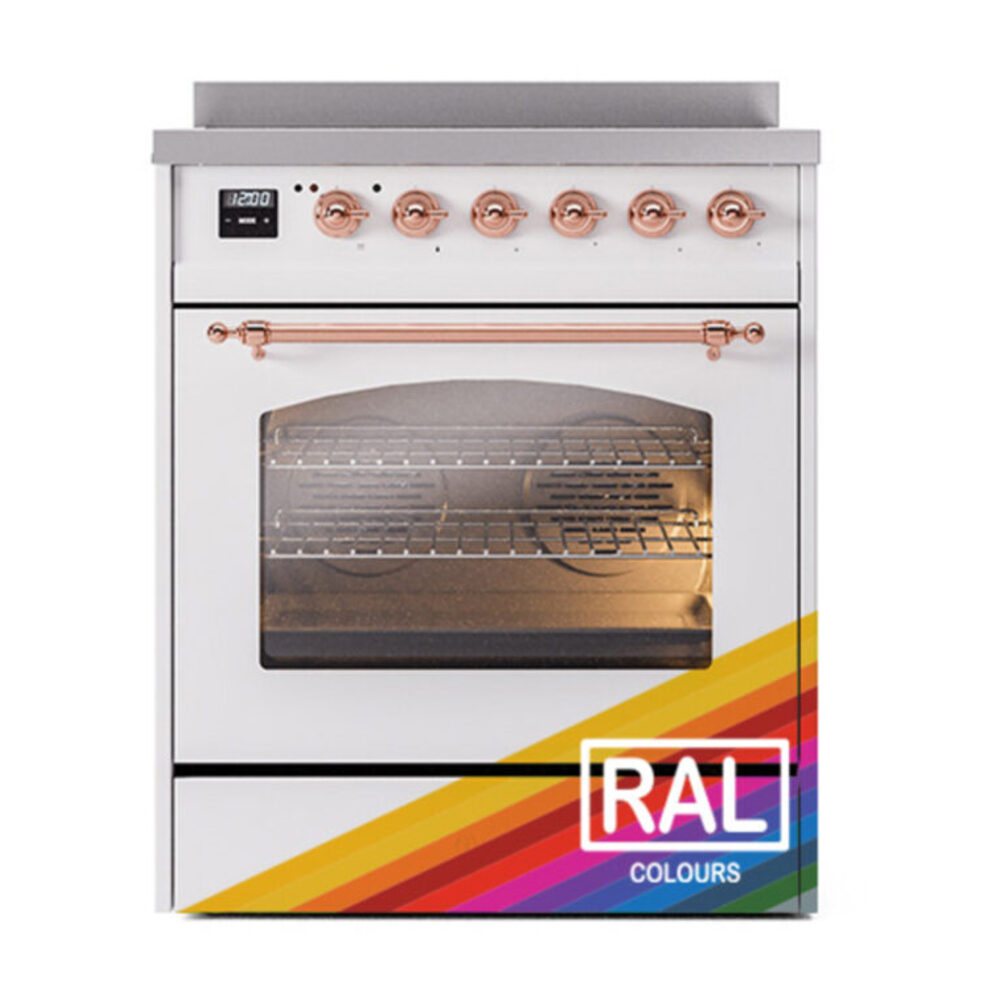 ILVE_UPI304NMPRAP_Nostalgie_II_30"_Dual_Fuel_Range_front_view