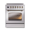 ILVE_UPI304NMPSSB_Nostalgie_II_30"_Dual_Fuel_Range_front_view
