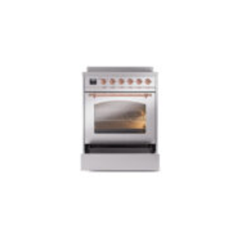 ILVE_UPI304NMPSSP_Nostalgie_II_30"_Dual_Fuel_Range_drawer_opened