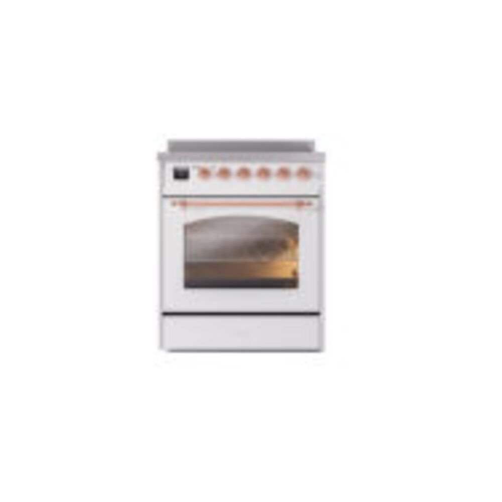 ILVE_UPI304NMPWHP_Nostalgie_II_30"_Dual_Fuel_Range_front_view