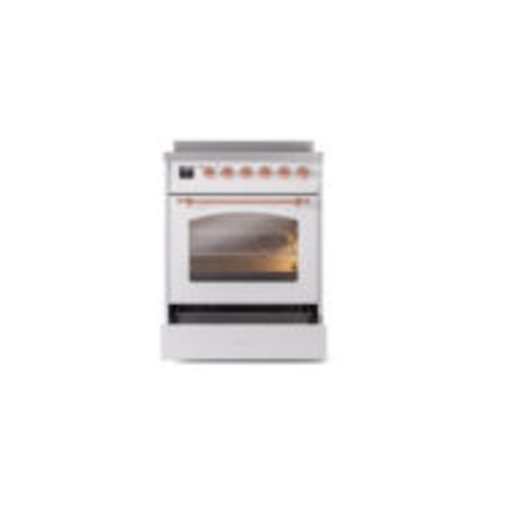 ILVE_UPI304NMPWHP_Nostalgie_II_30"_Dual_Fuel_Range_drawer_opened
