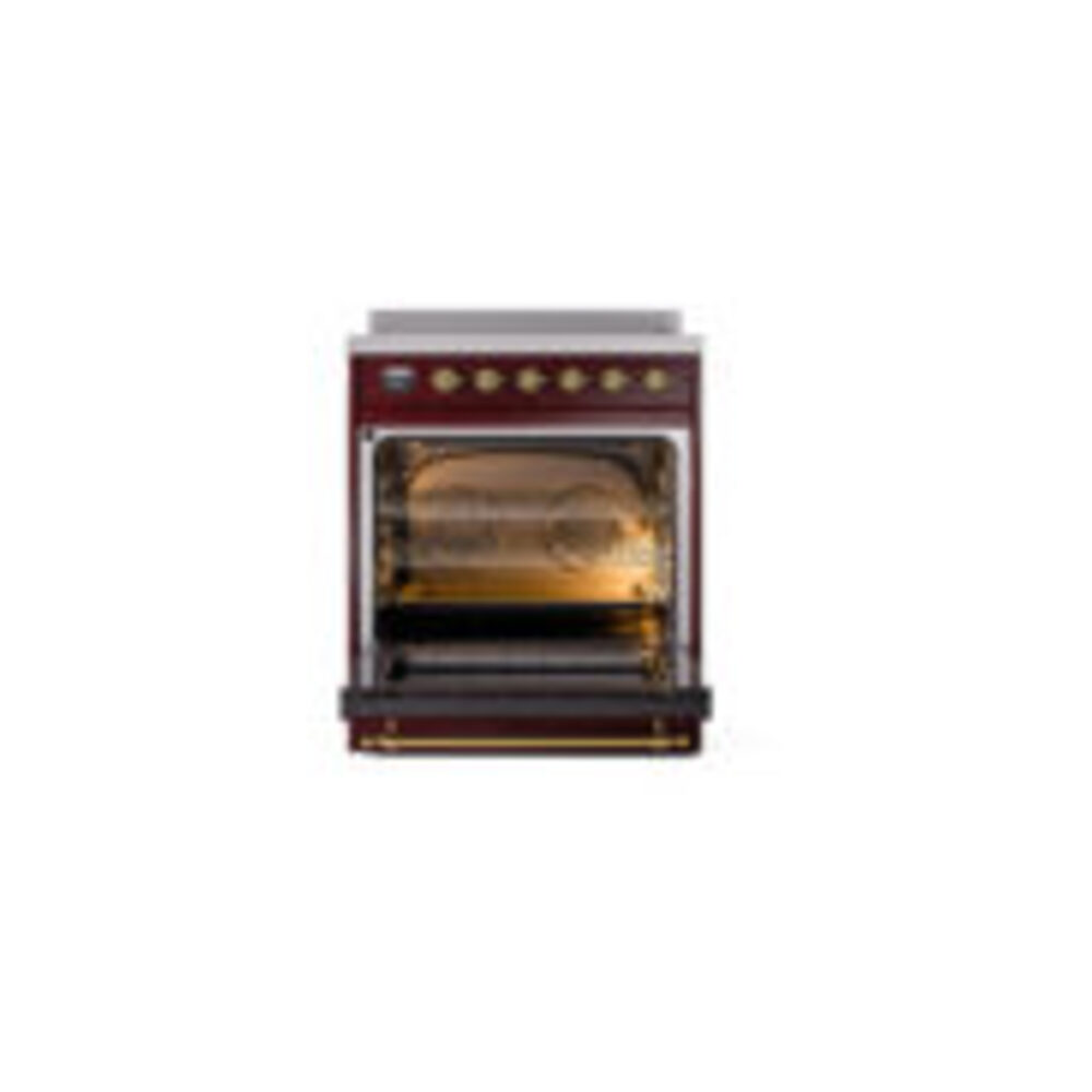 ILVE_UPI304QNMPBUG_Nostalgie_II_30"_Dual_Fuel_Range_oven_door_opened