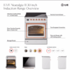 ILVE UPI304NMP Nostalgie II 30 inch Induction Range with 4 Elements