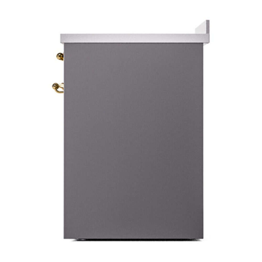 ILVE_UPI304QNMPMGG_Nostalgie_II_30"_Dual_Fuel_Range_right_side