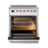 ILVE_UPI304QNMPRAP_Nostalgie_II_30"_Dual_Fuel_Range_oven_door_opened