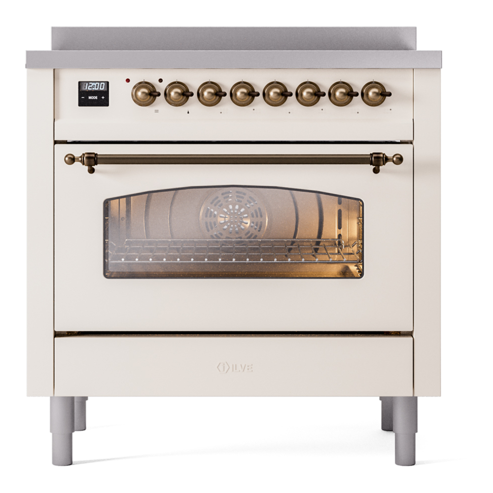 ILVE UPI366NMPAWB Nostalgie II 36" Induction Range, front view