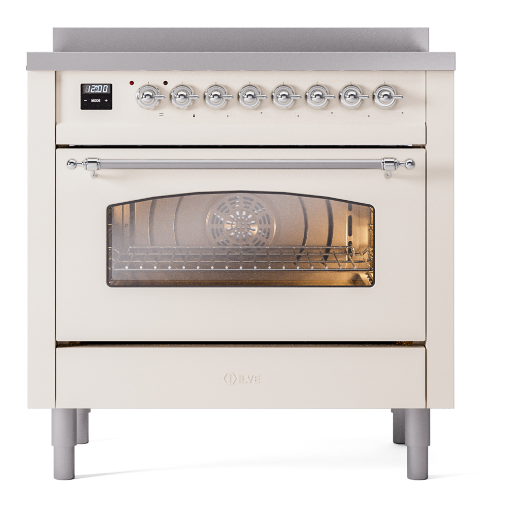 ILVE UPI366NMPAWC Nostalgie II 36" Induction Range, front view