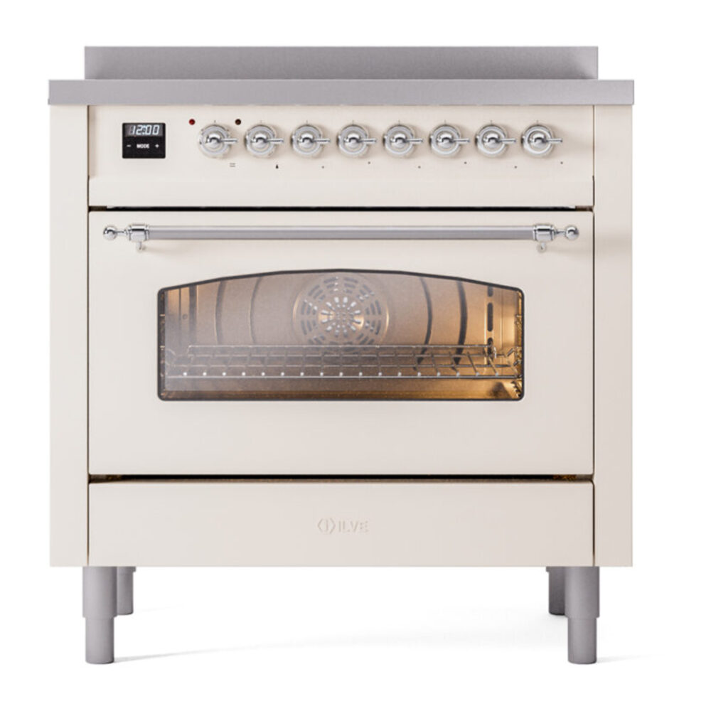 ILVE UPI366NMPAWC Nostalgie II 36" Induction Range, front view