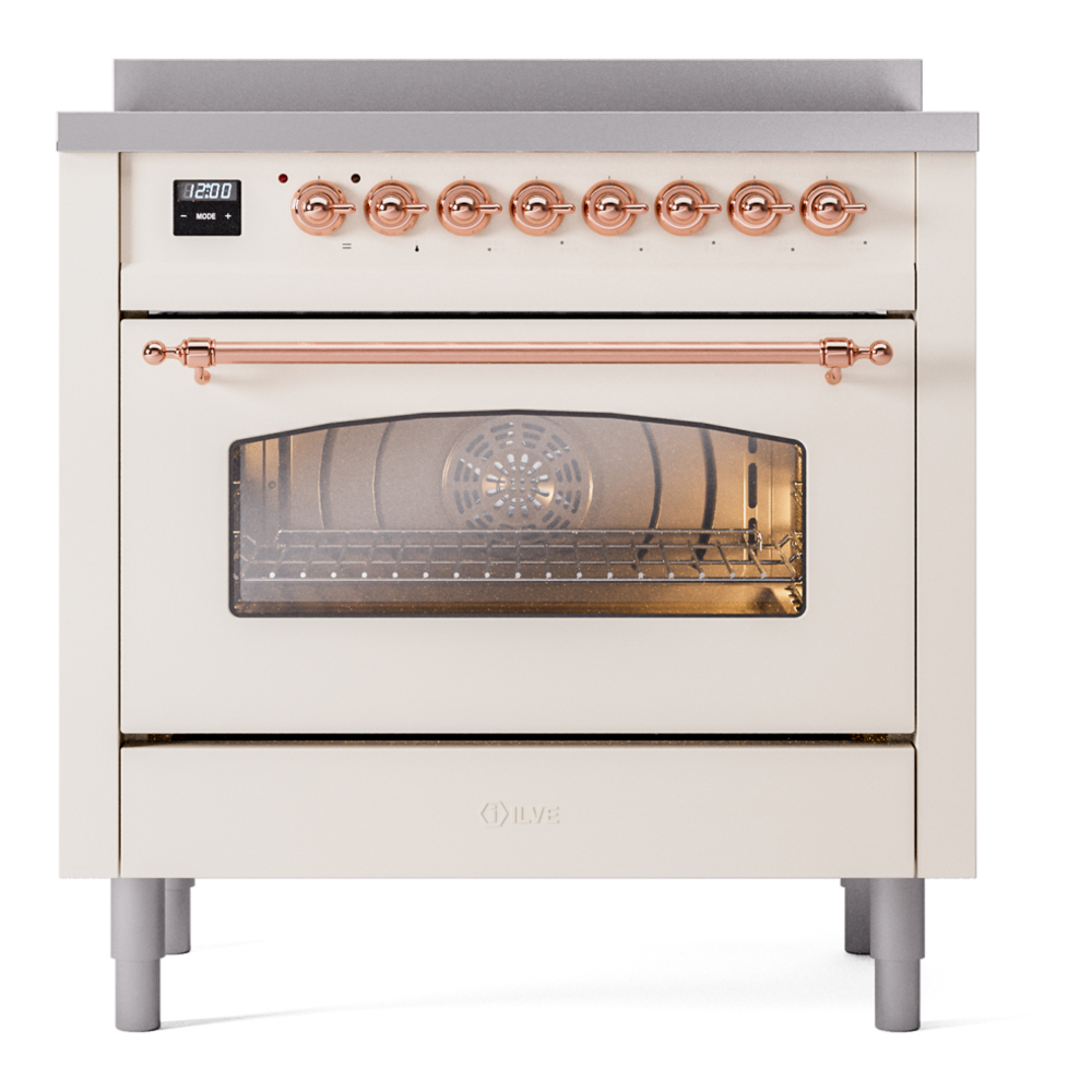 ILVE UPI366NMPAWP Nostalgie II 36" Induction Range, front view