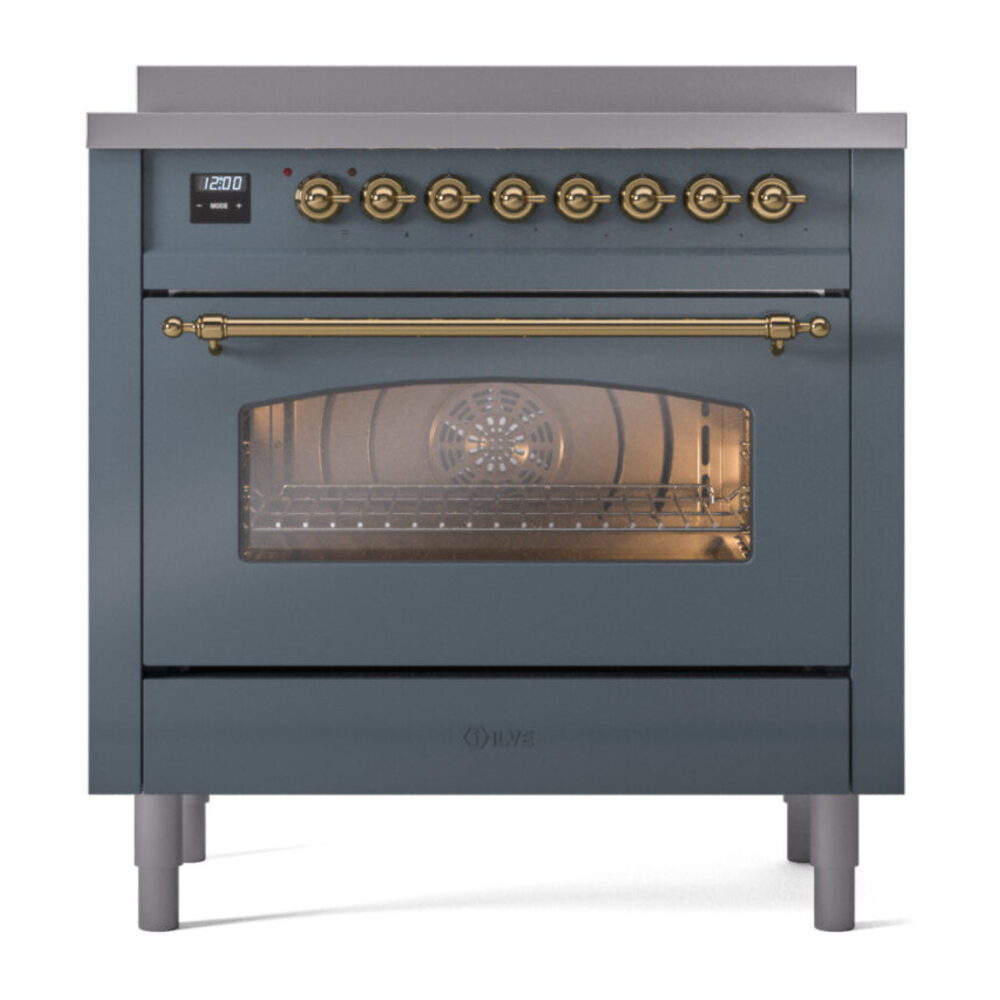 ILVE UPI366NMPBGG Nostalgie II 36" Induction Range, front view