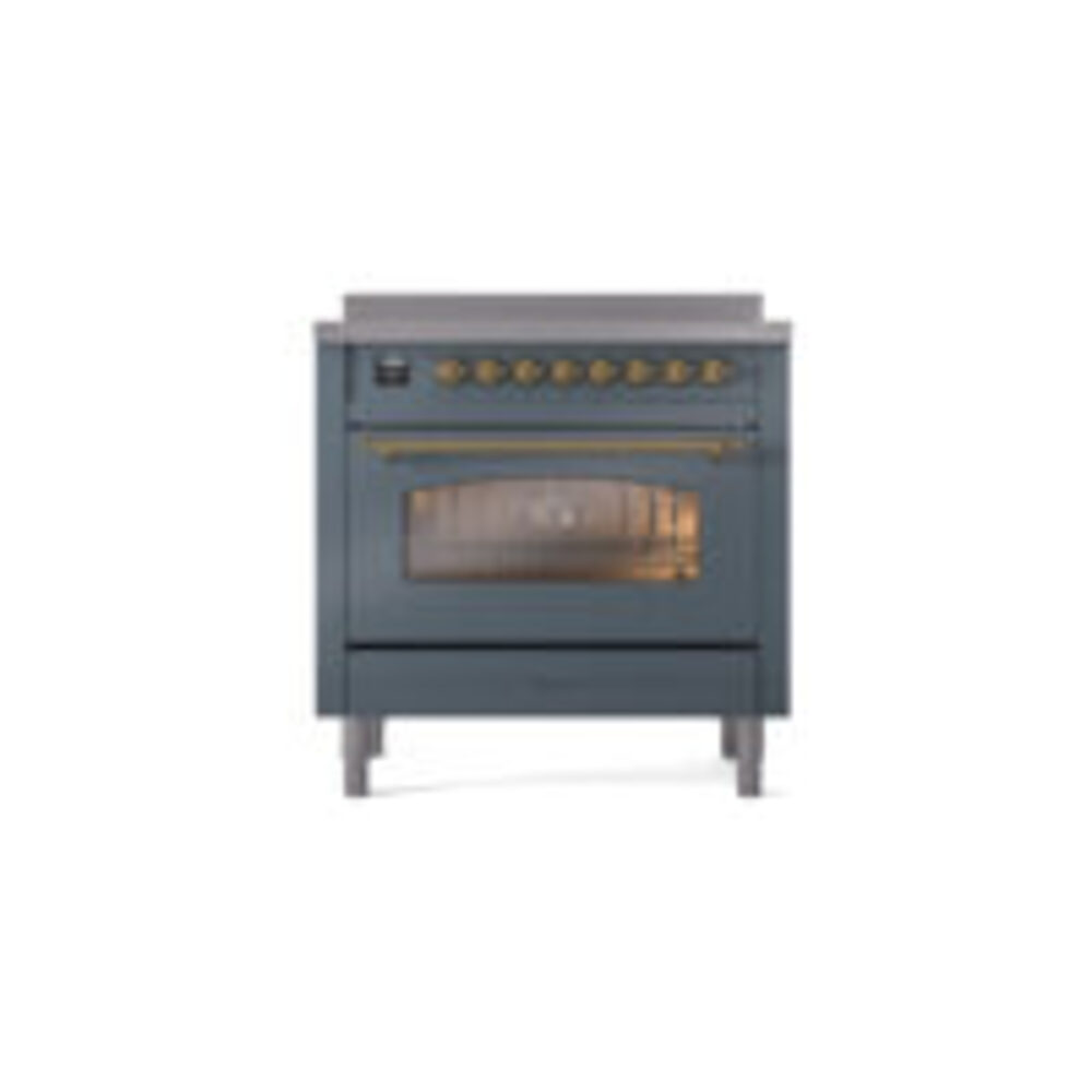 ILVE UPI366NMPBGG Nostalgie II 36" Induction Range, front view