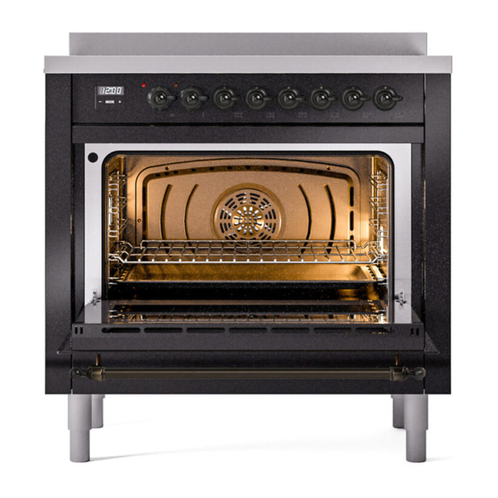 ILVE UPI366NMP oven door opened