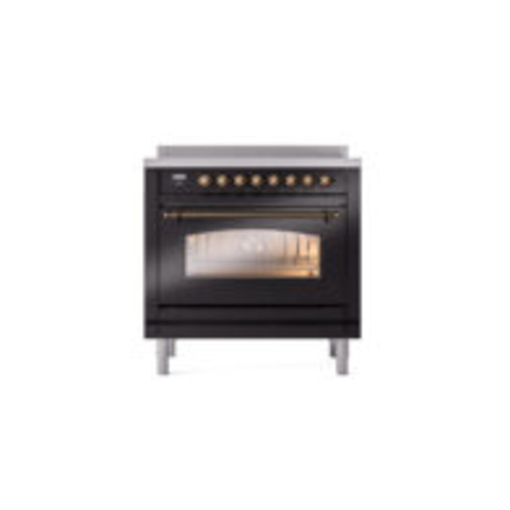 ILVE UPI366NMPBKB Nostalgie II 36" Induction Range, front view