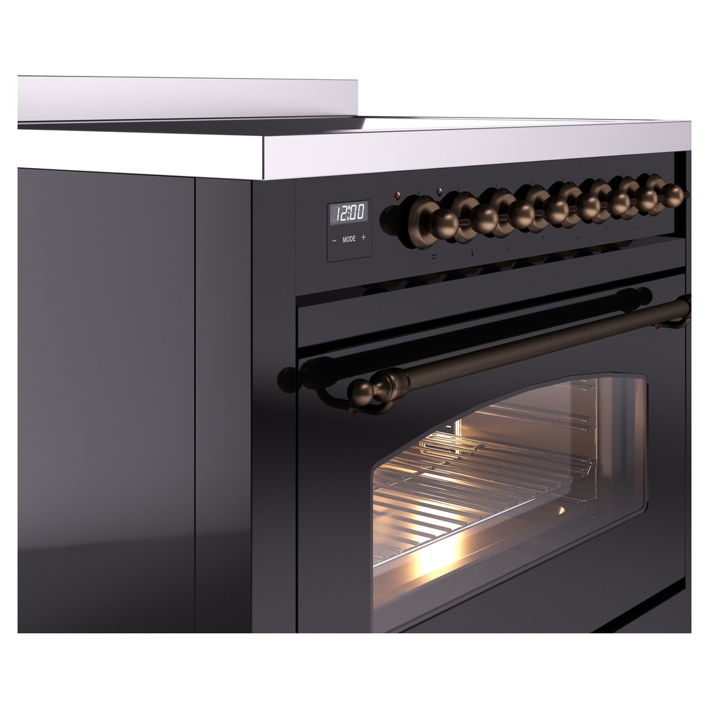 ILVE UPI366NMPBKB Nostalgie II 36" Induction Range, details