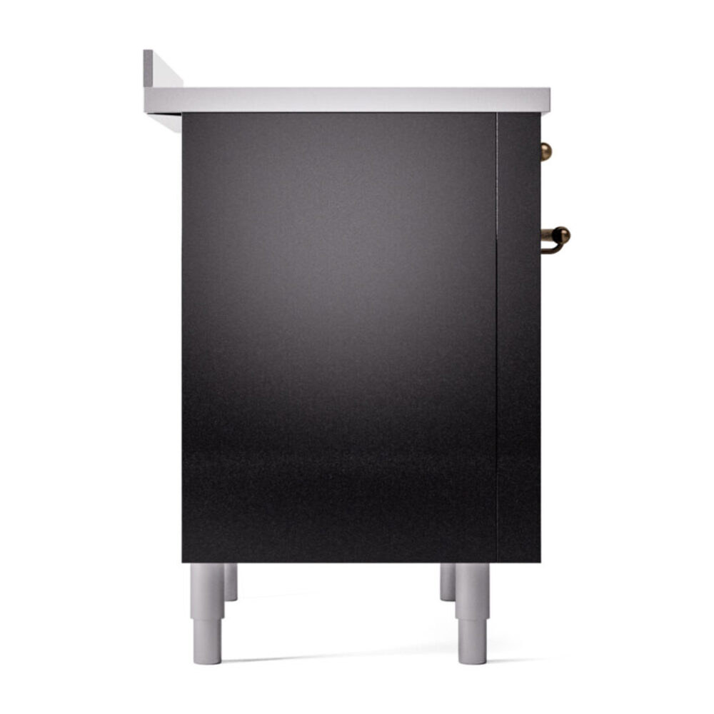 ILVE UPI366NMPBKB Nostalgie II 36" Induction Range, left side view