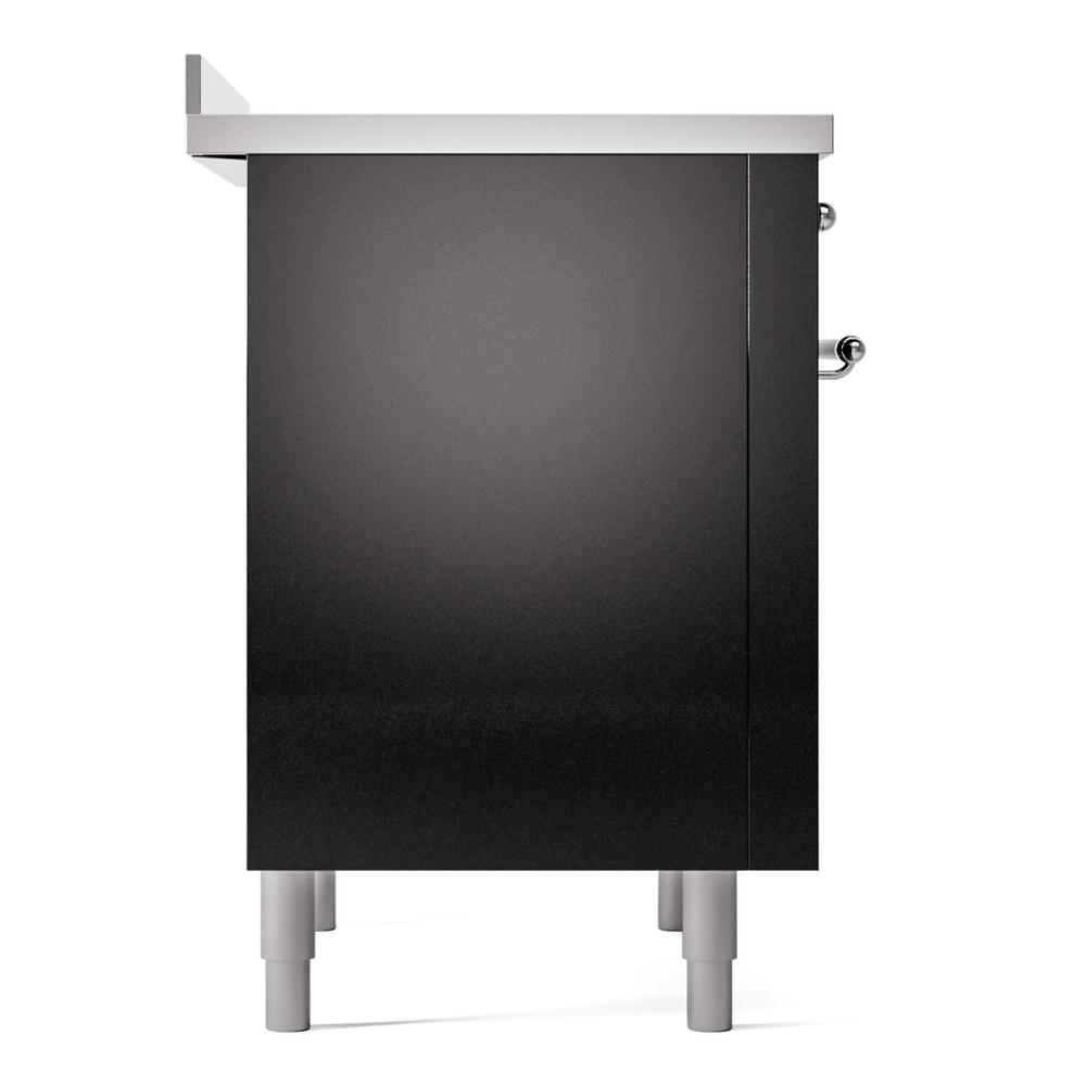 ILVE UPI366NMPBKC Nostalgie II 36" Induction Range, left side view