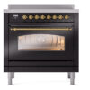 ILVE UPI366NMPBKG Nostalgie II 36" Induction Range, front view