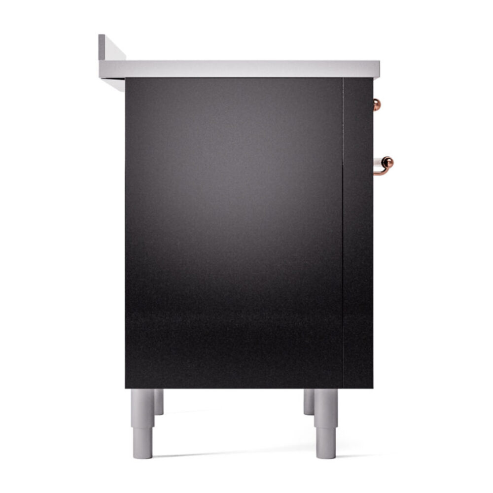 ILVE UPI366NMPBKP Nostalgie II 36" Induction Range, left side view
