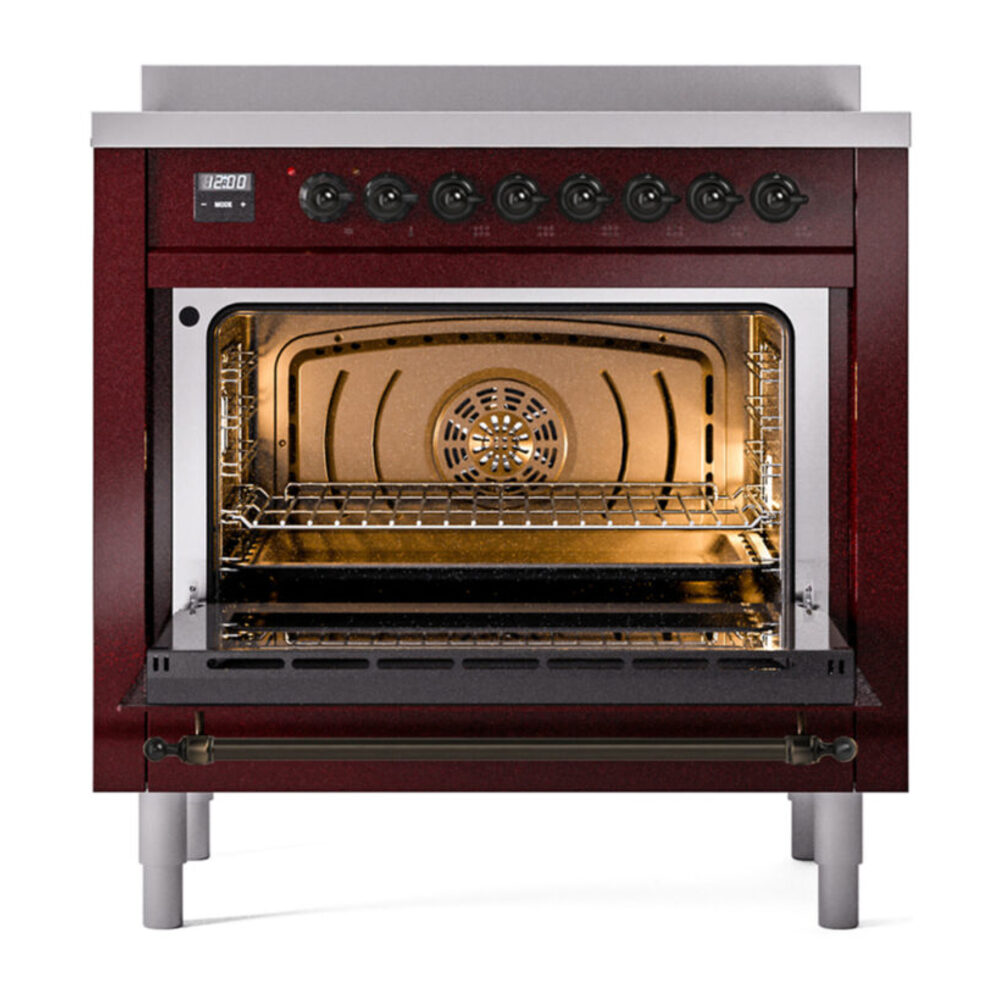 ILVE UPI366NMP oven door opened