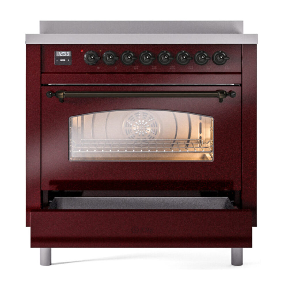 ILVE UPI366NMP drawer opened