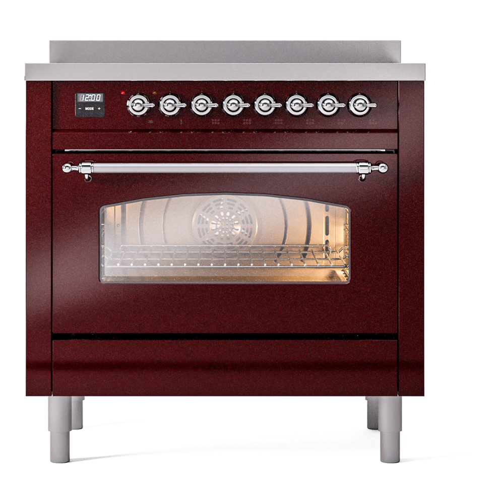ILVE UPI366NMPBUC Nostalgie II 36" Induction Range, front view
