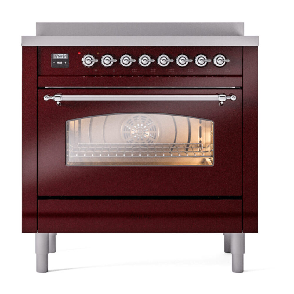 ILVE UPI366NMPBUC Nostalgie II 36" Induction Range, front view