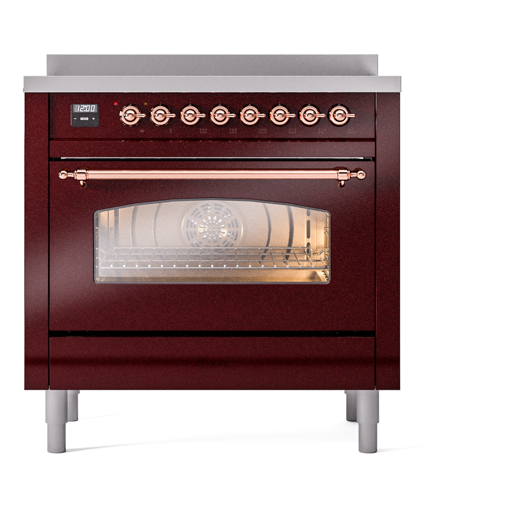 ILVE UPI366NMPBUP Nostalgie II 36" Induction Range, front view